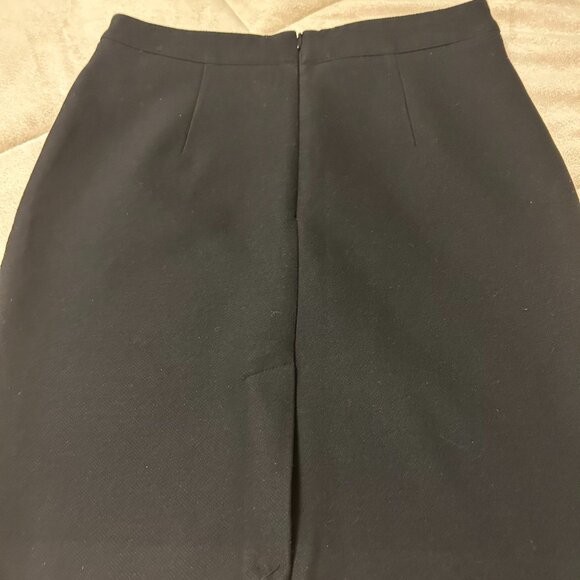H&M Black Pencil Skirt With Gold Buttons - Picture 9 of 9